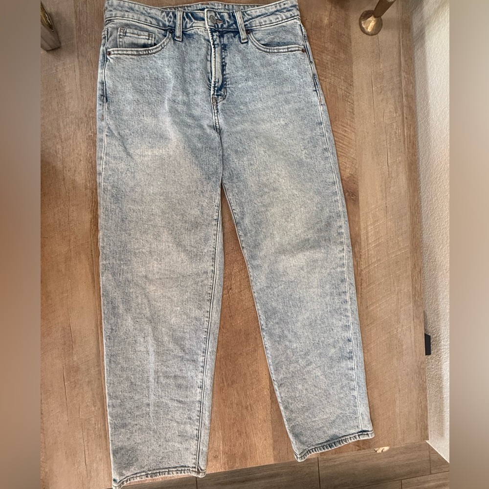 Old Navy high rise light blue jeans
